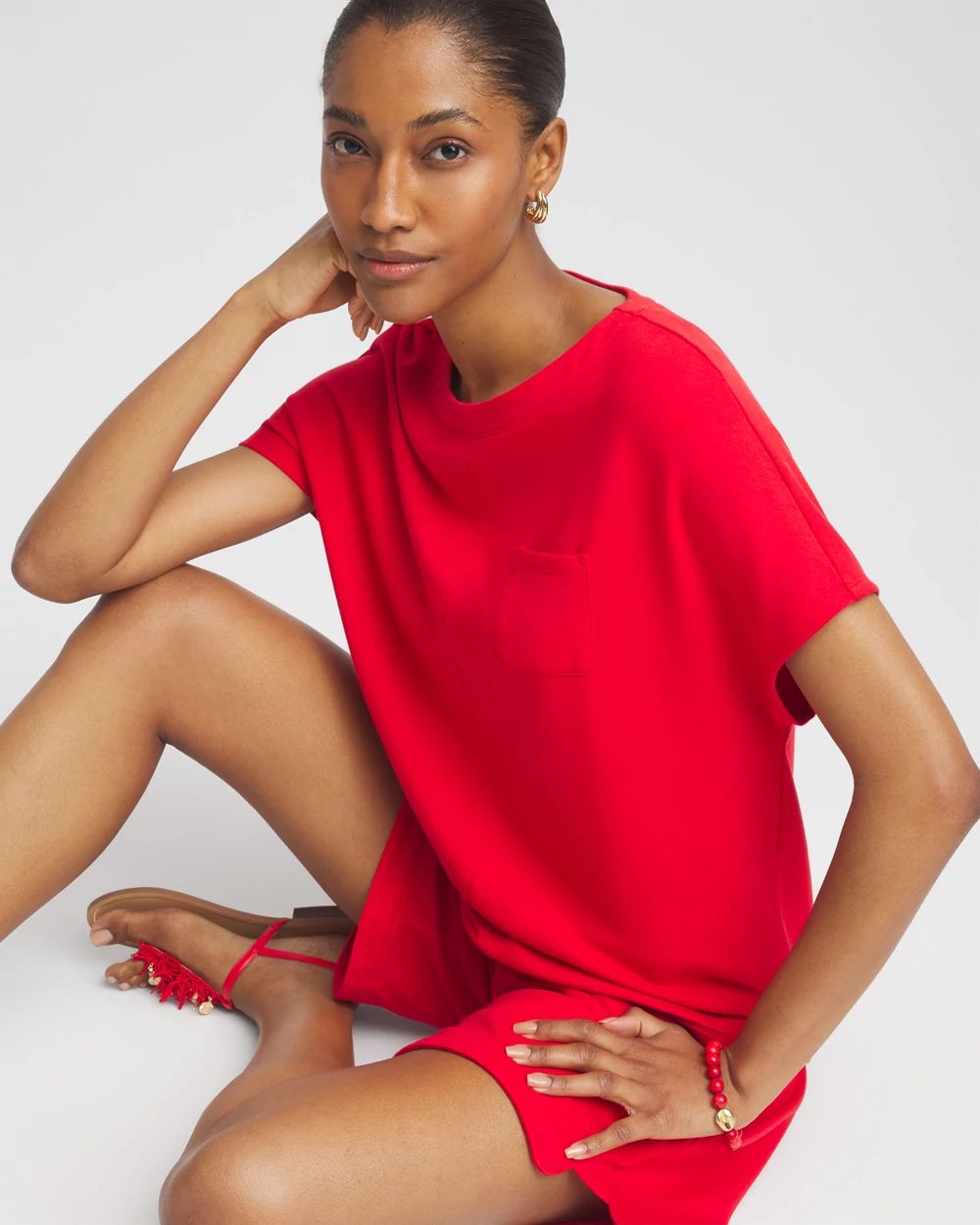 Zenergy® French Terry Pocket Shirt | Chico's